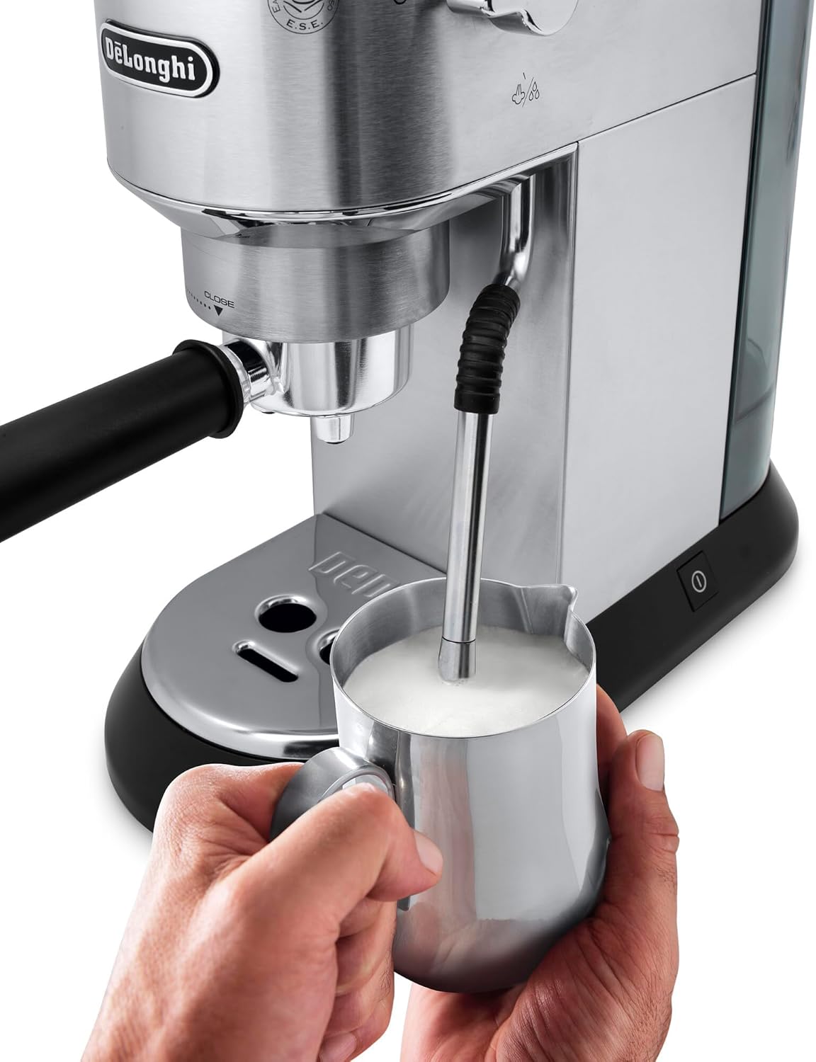 DeLonghi Dedica Arte Espresso Machine, 1.1 Liter, 1350 Watt, silver- EC885M